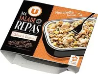 Mängden socker i Salade quinoa saumon avec fourchette,