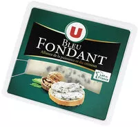 Mängden socker i Bleu fondant à pâte persillée au lait pasteurisé 3% de MG