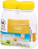 Mängden socker i Lait et céréales goût vanille