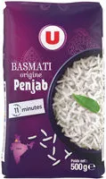 Mängden socker i Riz basmati origine Penjab