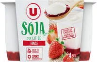 Mängden socker i Soja sur Lit de Fraise