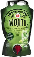Mängden socker i Pouch Up, mojito