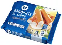 Mängden socker i Préparation à base de chair de poisson saveur crabe