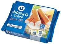 Mängden socker i Préparation à base de chair de poissons saveur crabe