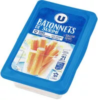 Mängden socker i Préparation à base de chair de poisson saveur crabe