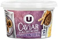 Mängden socker i Caviar d'aubergine à l'huile d'olive vierge extra