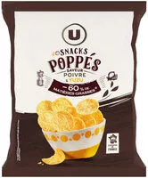 Mängden socker i Snacks poppes saveur poivre et yuzu