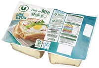 Mängden socker i Pain de mie sans gluten