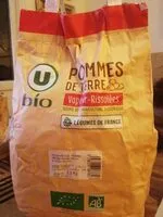 Mängden socker i Pomme de terre charlotte, de consommation à chair ferme, cal.35/55mm catégorie 2