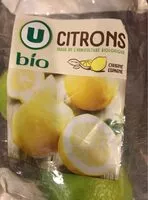 Mängden socker i Citron jaune Verdelli, 4 fruits calibre 4/5 catégorie 2