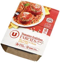 Mängden socker i Tomates farcies et riz cuisiné