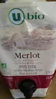 Mängden socker i Vin rouge Pays d'Oc Merlot IGP Le Bosquet Bio