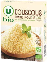 Mängden socker i Couscous grains moyens