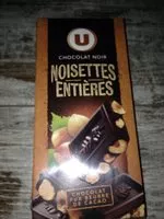 Mängden socker i Chocolat noir noisettes entieres