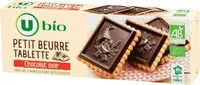 Mängden socker i Tablette petit beurre au chocolat noir