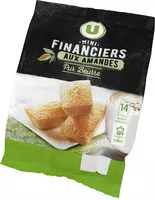 Mängden socker i Mini financier aux amandes pur beurre