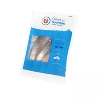 Mängden socker i Pavés saumon avec peau (salmo salar)
