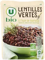 Mängden socker i Lentilles vertes à l'huile de tournesol