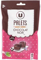 Mängden socker i Palets de chocolat noir