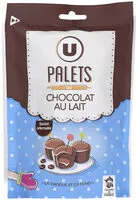 Mängden socker i Palets chocolat lait