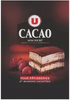 Mängden socker i Cacao en Poudre 100%