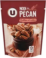 Mängden socker i Noix de pécan grillées et salées