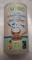 Mängden socker i Sucre de fleur de coco en poudre