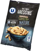 Mängden socker i Mini gressins nature