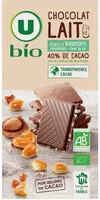 Mängden socker i Chocolat lait amandes caramélisées pointe de sel