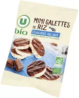 Mängden socker i Mini galette de riz nappée de chocolat au lait