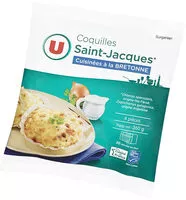 Mängden socker i Coquilles St Jacques MSC 30% noix cuisinées à la bretonne