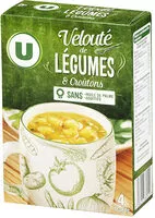 Mängden socker i Soupe instantanée aux légumes et croûtons