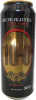 Mängden socker i Bière blonde extra forte 10°