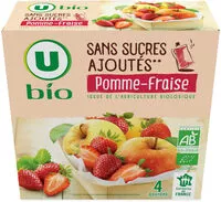 Mängden socker i Purée Pomme-Fraise