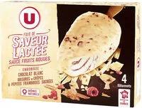 Mängden socker i Bâtonnets folie de saveur lactée sauce fruits rouge