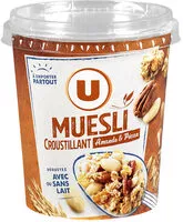 Mängden socker i Croustillant aux amandes et pécan