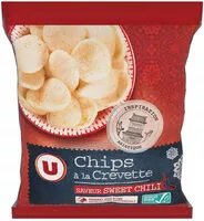 Mängden socker i Chips aux crevettes saveur sweet chili