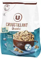 Mängden socker i Croustillant au chocolat sans gluten