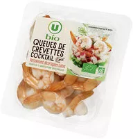 Mängden socker i Queues de crevettes cocktail bio