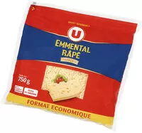 Mängden socker i Fromage au lait pasteurisé Emmental français râpé 29% de MG