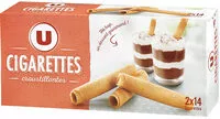 Mängden socker i Biscuits cigarettes