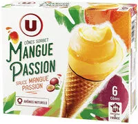 Mängden socker i Cônes mangue passion