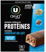 Mängden socker i Barres protéinées au chocolat