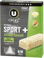 Mängden socker i Barres sport+ amande et banane