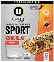 Mängden socker i Barres de céréales chocolat noir