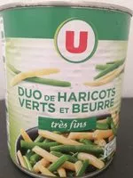 Mängden socker i Mélange haricots verts et beurre très fin coupés