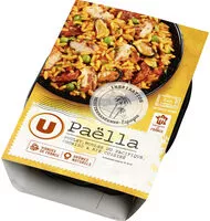 Mängden socker i Paëlla au poulet moule du Pacifique chorizo et riz cuisiné