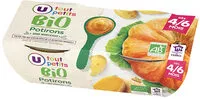 Mängden socker i Bols de potiron sans morceaux U_TOUT_PETITS Bio