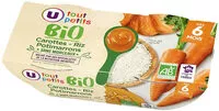 Mängden socker i Bols carottes riz potimarron sans morceaux U_TOUT_PETITS Bio