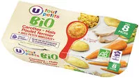 Mängden socker i Bols carottes maïs poulet fermier avec morceaux U_TOUT_PETITS Bio